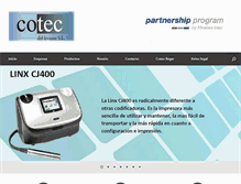 Tablet Screenshot of cotecsl.com